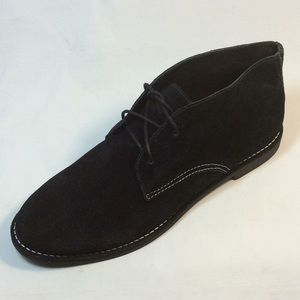 Bernardo women chukka boots suede black Sz. 10 NEW